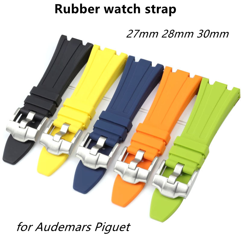 Audemars Piguet Watch Royal Oak - Bracelet de montre en caoutchouc et