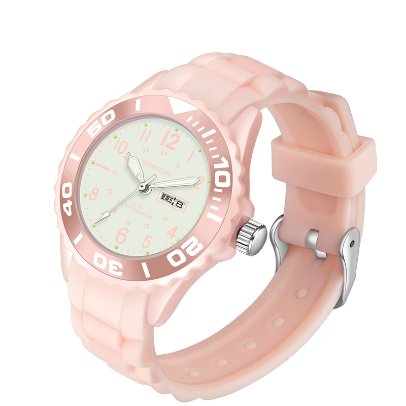 Sanda-Montre-bracelet bleue po - Silicone Band Women avis et prix