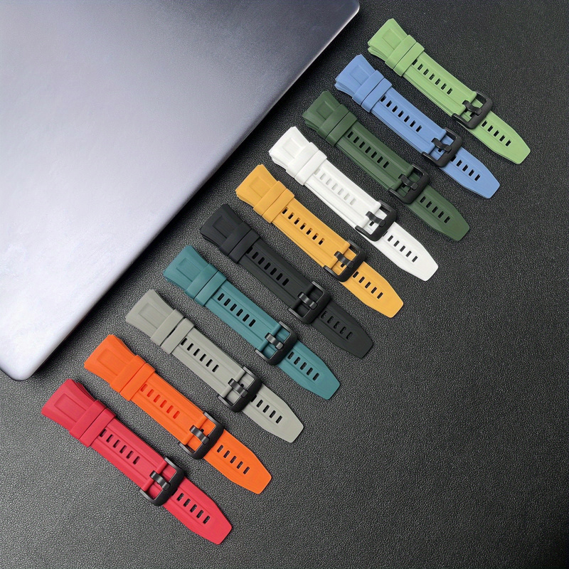 Bracelet en silicone de 22 mm  - Silicone Watch Band 22Mm avis et prix