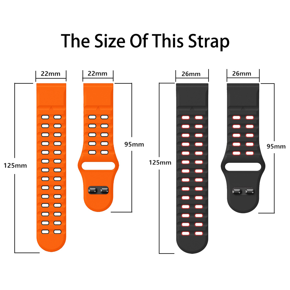 Bracelet de montre Quickfit 26 - Silicone Watch Band 22Mm avis et prix